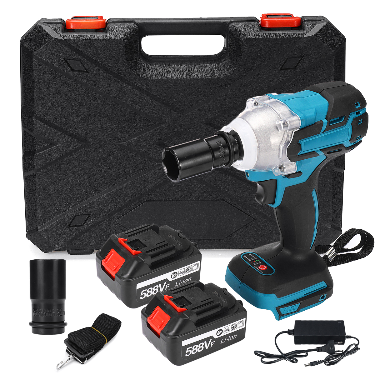 588VF-4000rpm-Impact-Wrench-Brushless-Cordless-Rechargeable-Electric-Wrench-Drill-Socket-W-None12pcs-1854941-7