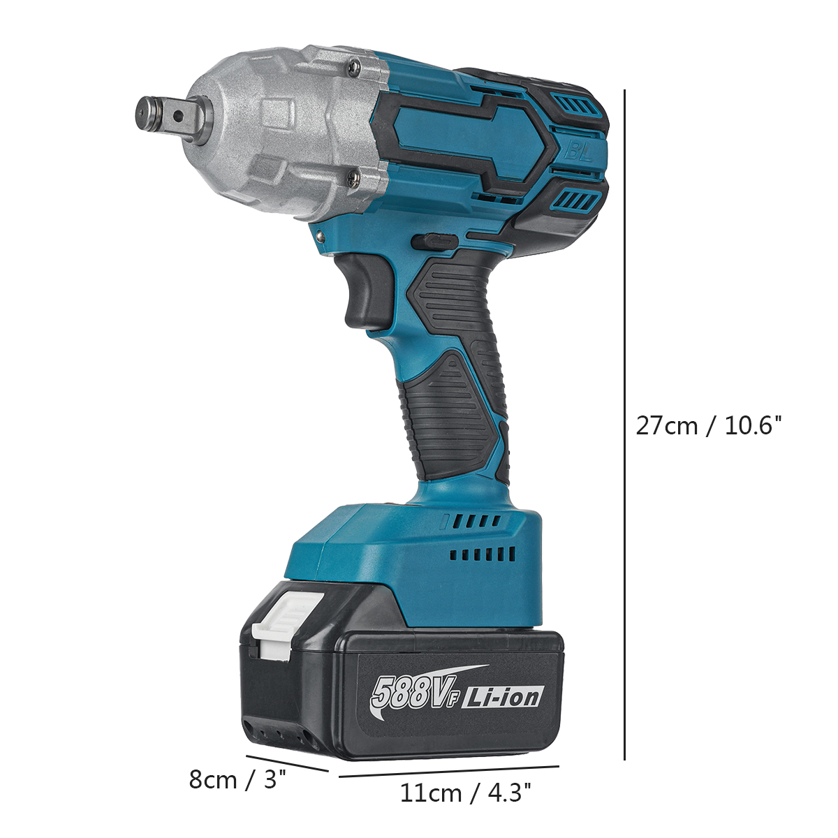 588VF-880Nm-34quot-Cordless-Brushless-Electric-Impact-Wrench-Rechargeable-Woodworking-Maintenance-To-1926542-10