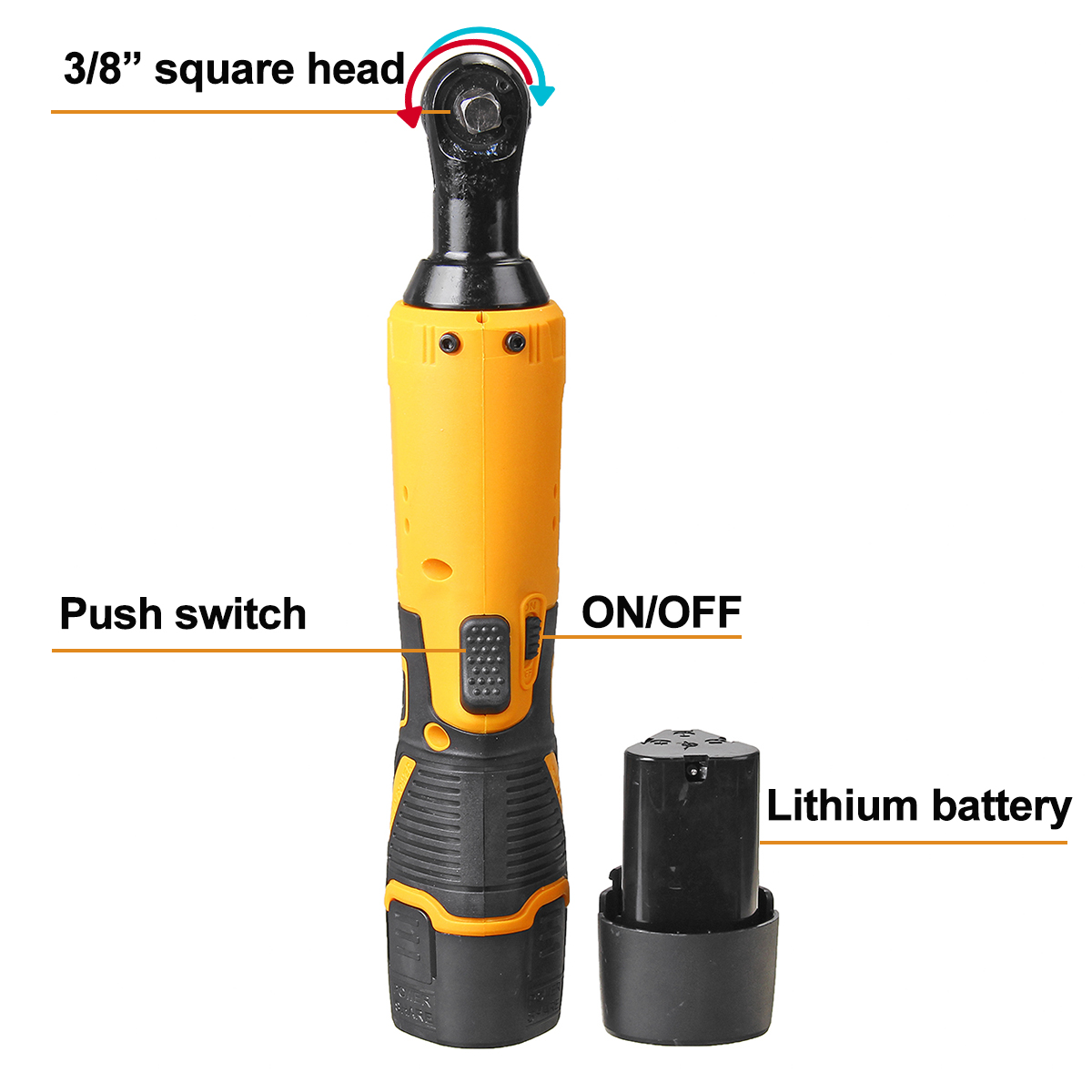 7200mah-Power-Cordless-Ratchet-Wrench-38quot-12V-Li-ion-Electric-Wrench-Max-Torque-45-Compact-Size-1560566-6