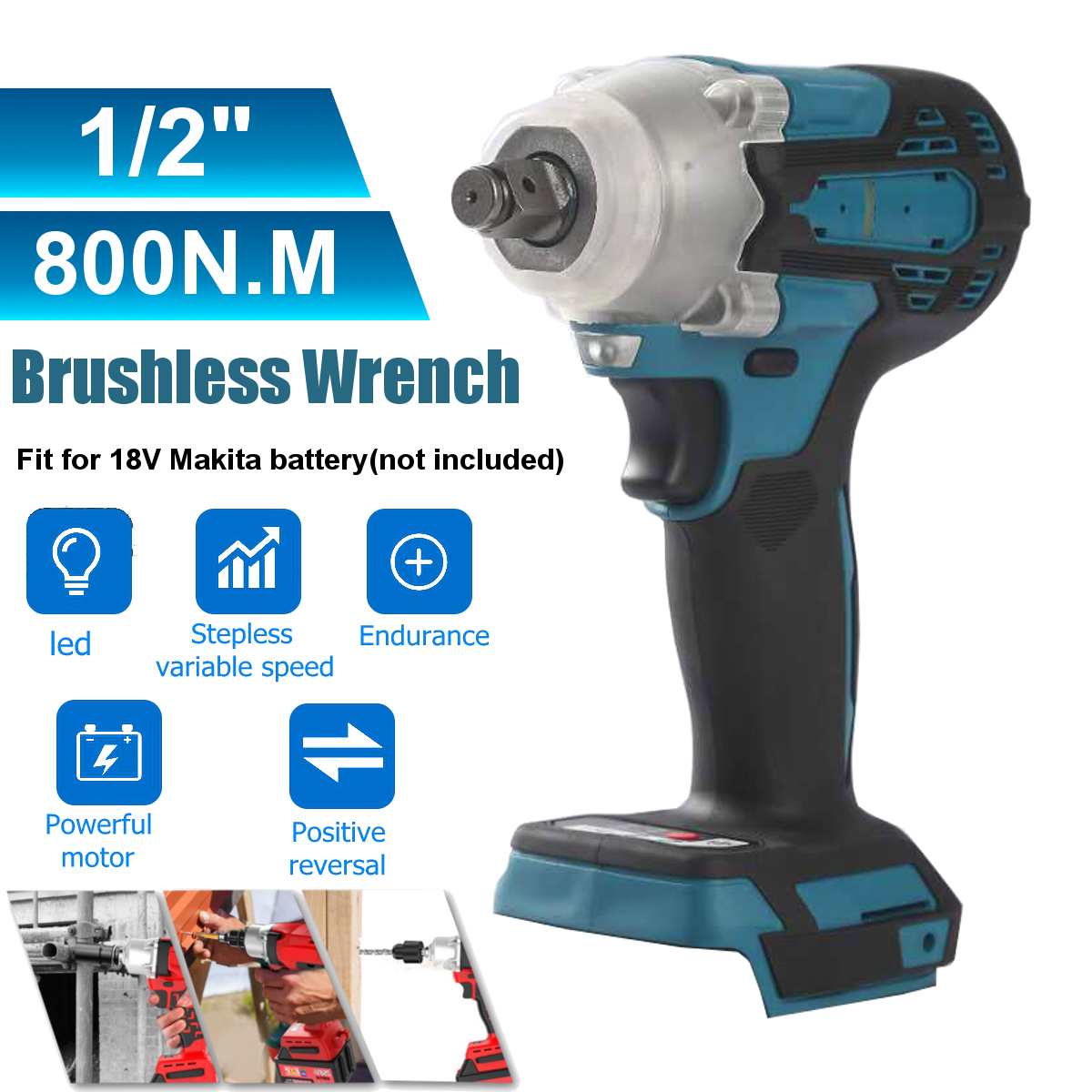 800Nm-Brushless-Cordless-12-Impact-Wrench-Driver-Replacement-for-Makita-18V-Battery-1765713-2