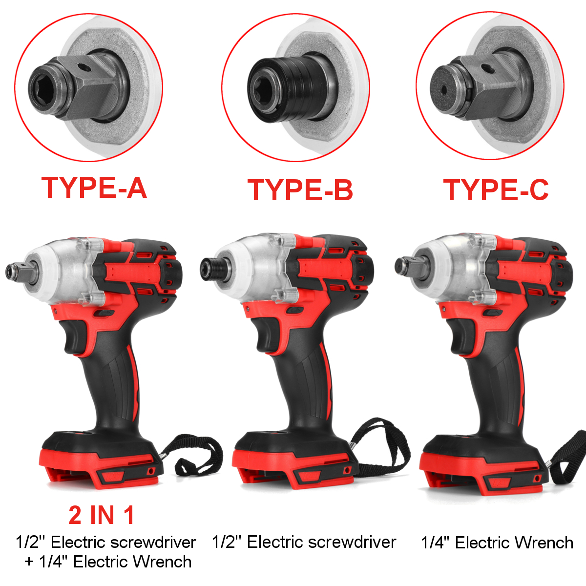 800Nm-Brushless-Cordless-Electric-12quot-Wrench-14quot-Screwdriver-Drill-Replacement-for-Makita-18V--1784389-10