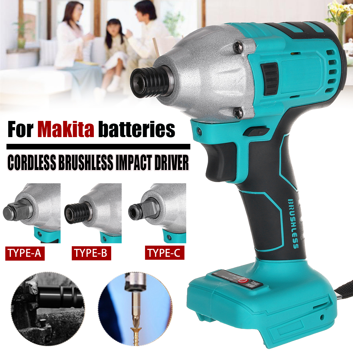 Blue-Cordless-Brushless-Impact-Wrench-Drill-Drive-Machine-For-Makita-18V-Battery-1769333-2