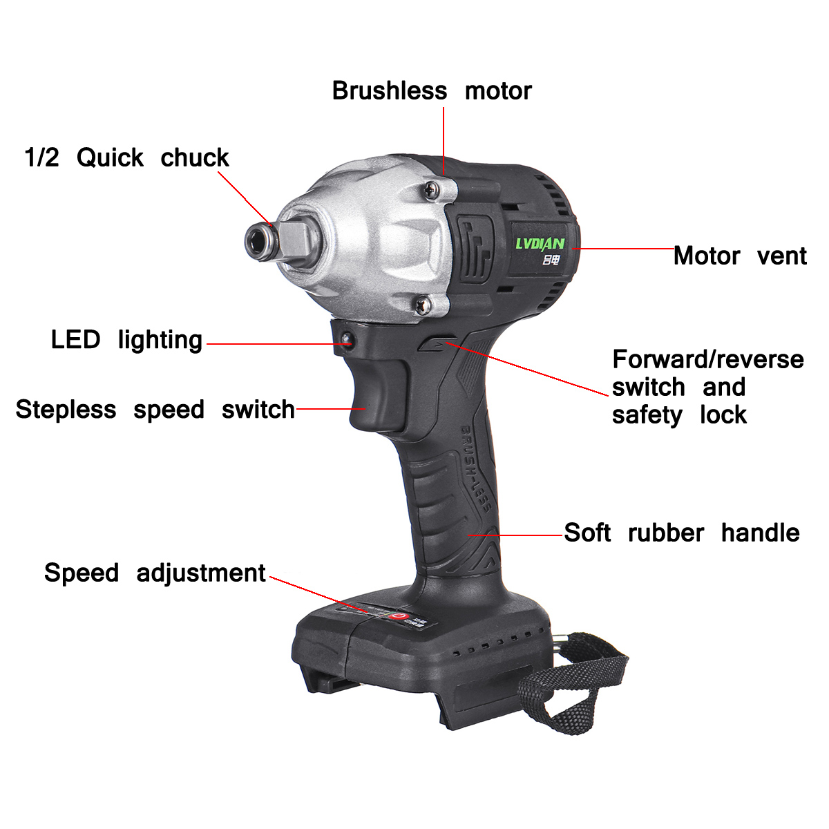 Cordless-Brushless-Electric-Impact-Wrench-For-18V-Makita-Battery-1685910-4