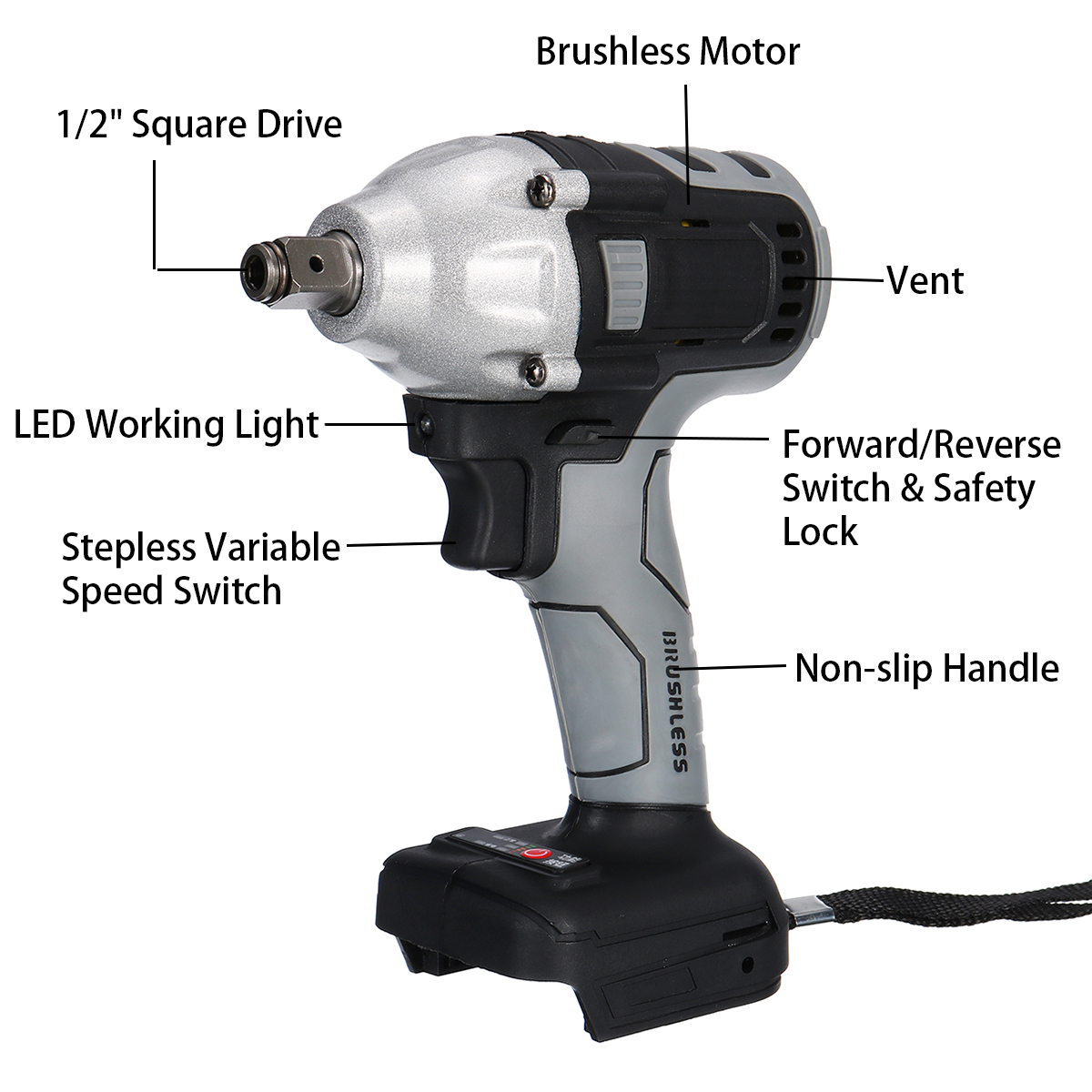 Gray-Cordless-Brushless-Impact-Wrench-Drill-Drive-Machine-For-Makita-18V-Battery-1769332-6