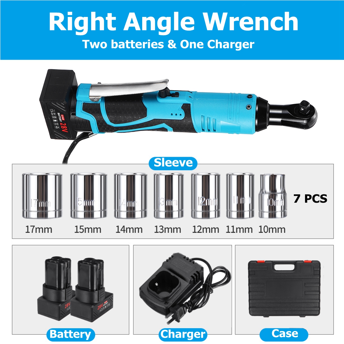 Portable-28V-Cordless-Rechargeable-Ratchet-Wrench-38-Inch-Electric-Right-Angle-Wrench-60Nm-W-2-Batte-1470794-2