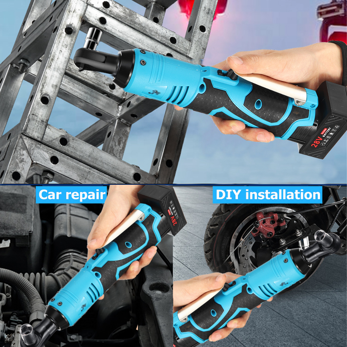 Portable-28V-Cordless-Rechargeable-Ratchet-Wrench-38-Inch-Electric-Right-Angle-Wrench-60Nm-W-2-Batte-1470794-10