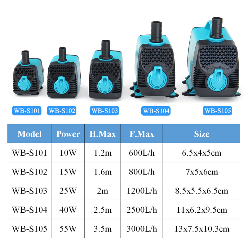 110V-60HZ-Submersible-Pump-600-3000LH-200cm-Ultra-quiet-Water-Pump-Fountain-Pump-with-Power-Cord-For-1634555-5