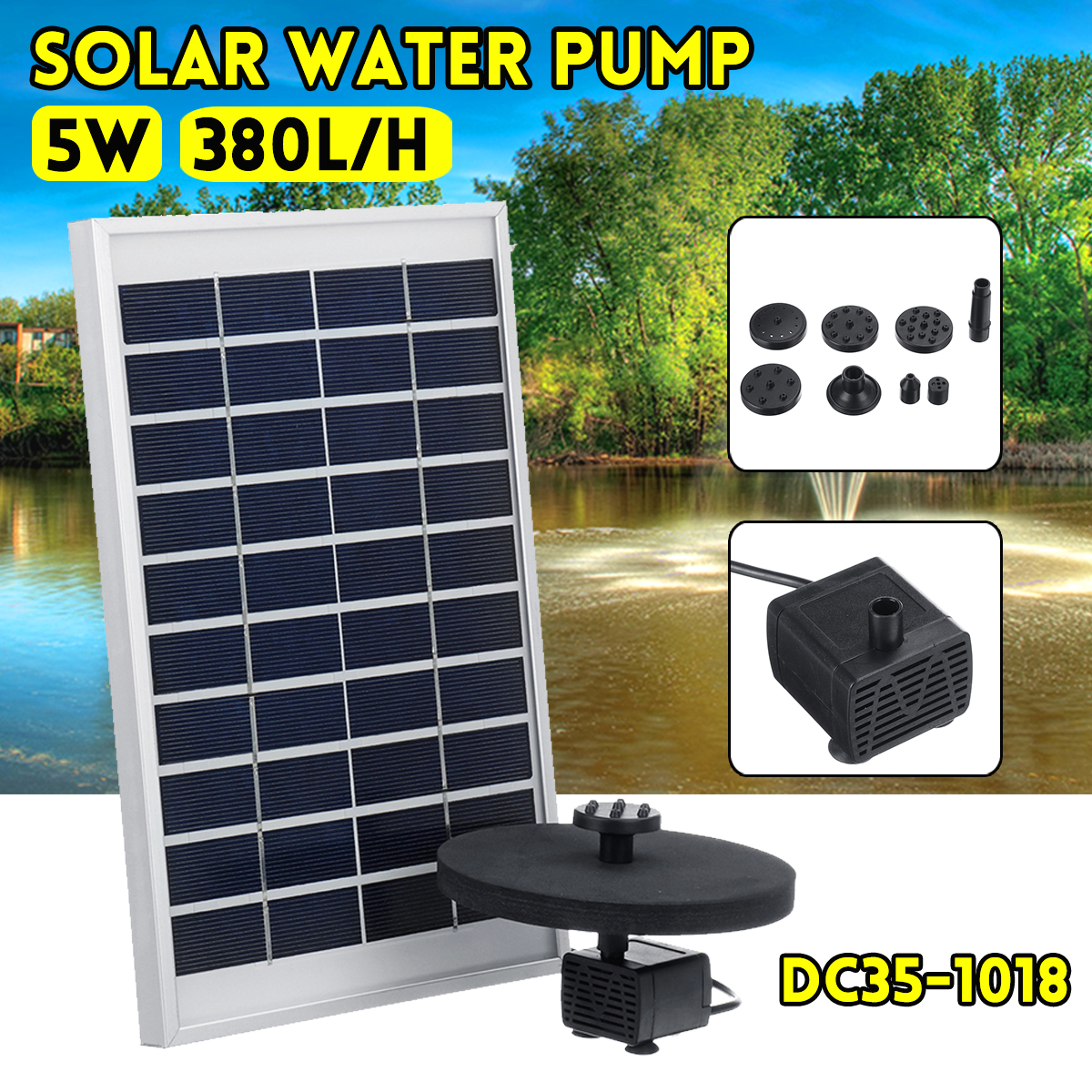 5W-Solar-Power-Panel-Water-Pump-380LH-Garden-Landscape-Floating-Fountain-1538358-1