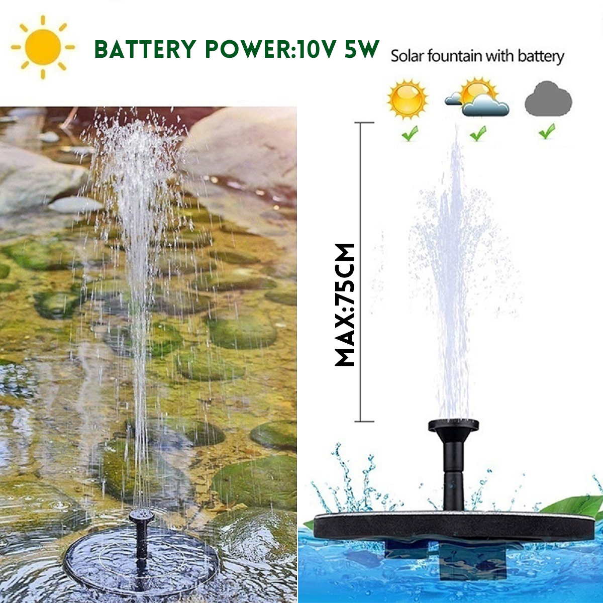 5W-Solar-Power-Panel-Water-Pump-380LH-Garden-Landscape-Floating-Fountain-1538358-3