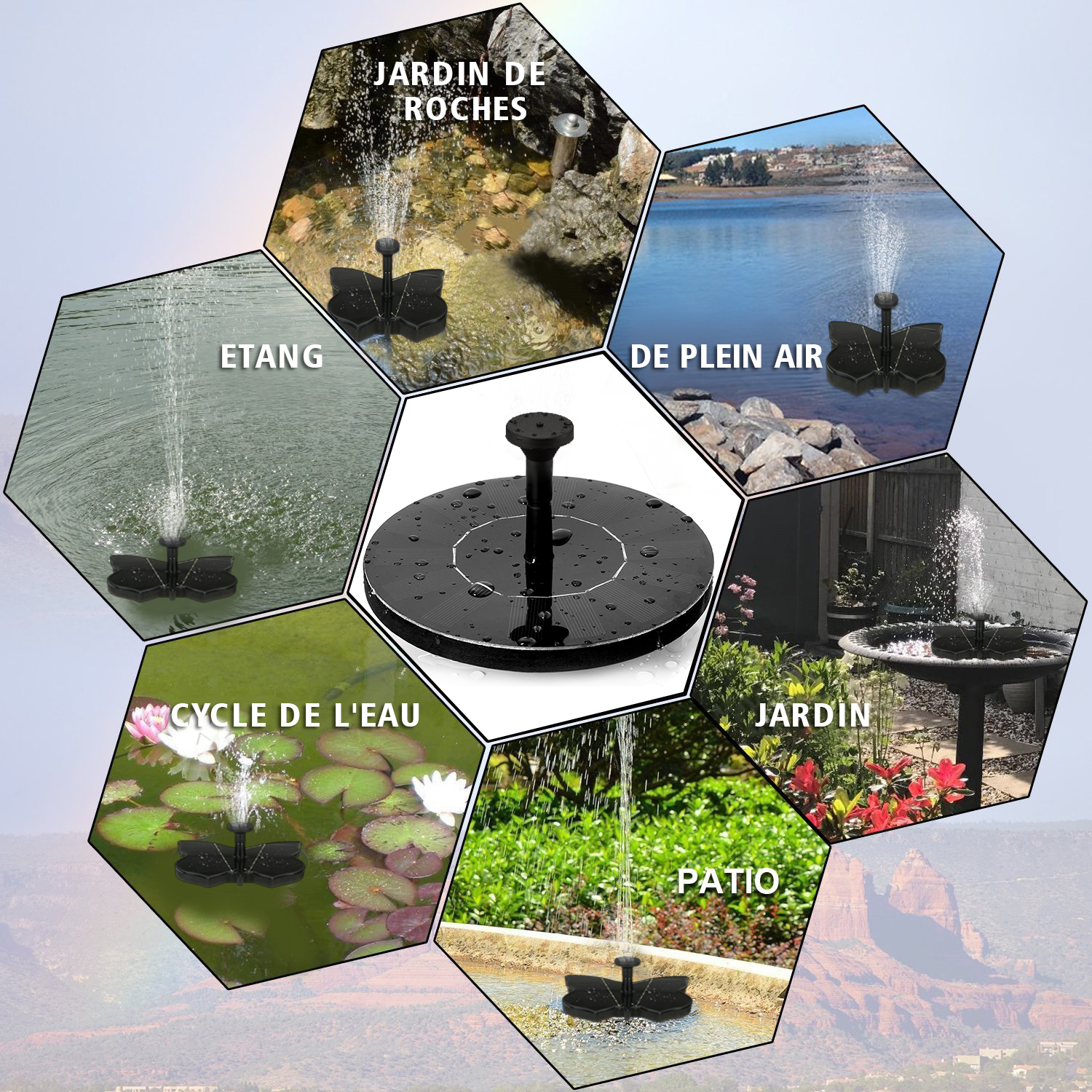 7V-200LH-Solar-Power-Floating-Fountain-Garden-Landscape-Water-Pump-w-4-Sprinkler-Head-1719557-3