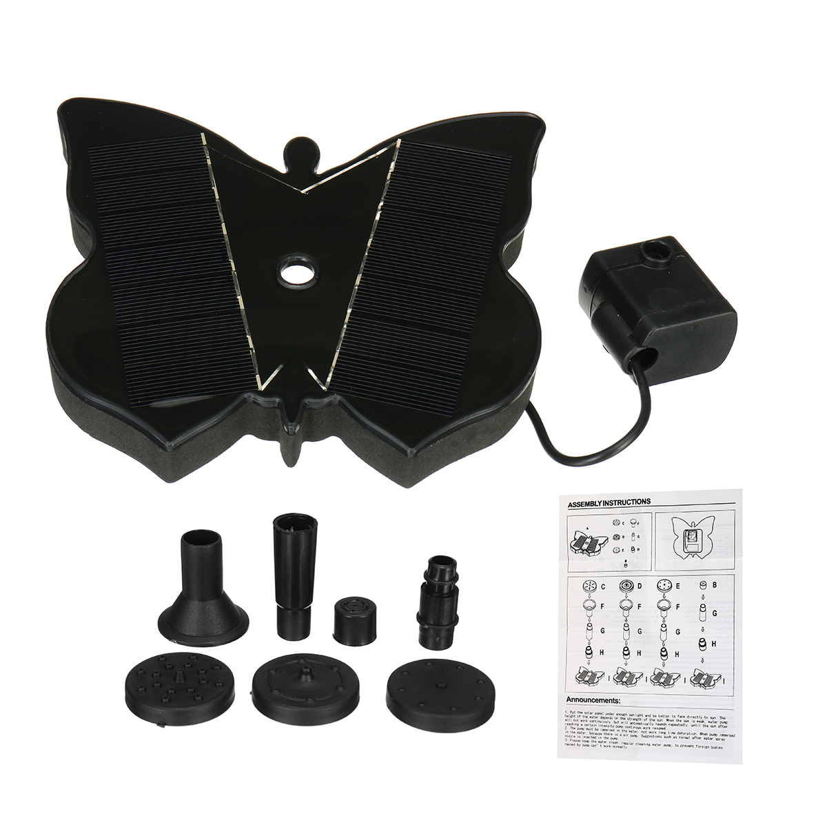 7V-200LH-Solar-Power-Floating-Fountain-Garden-Landscape-Water-Pump-w-4-Sprinkler-Head-1719557-10