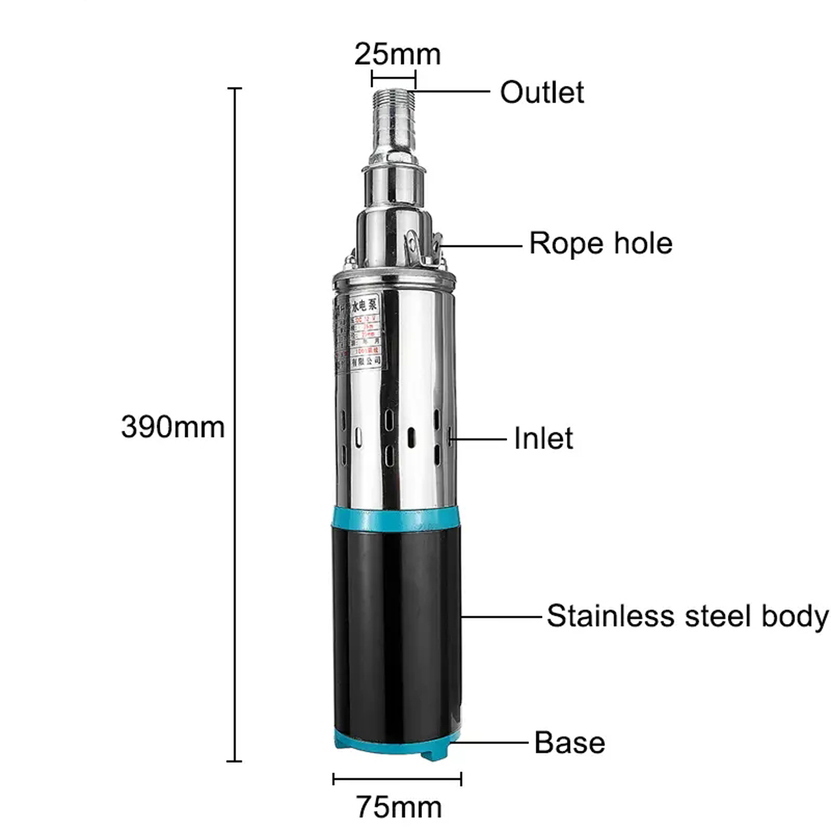 DC-12V24V-3msup3h-200W-Peak-Solar-Submersible-Pump-Stainless-Steel-Deep-Well-Water-Pump-1790200-5