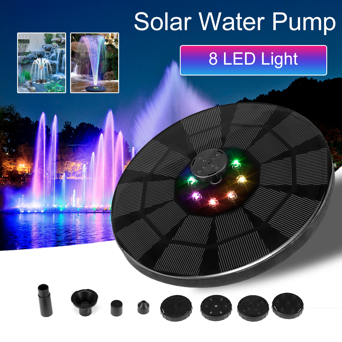 Solar-Powered-Floating-Bird-Bath-Fountain-Outdoor-Pond-Garden-Patio-Water-Pump-W-8-LED-Light-1844028-1