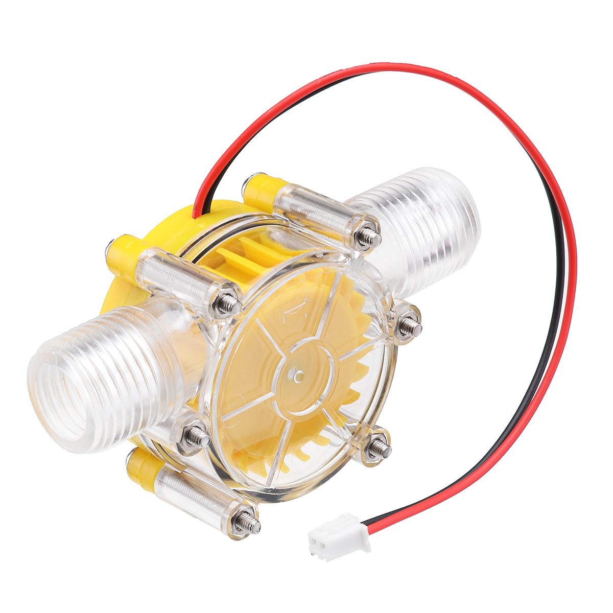 Yellow-Translucent-12V10W-DC-Water-Flow-Pump-Generator-Turbine-Generator-Water-Flow-Hydraulic-DIY-1364996-1