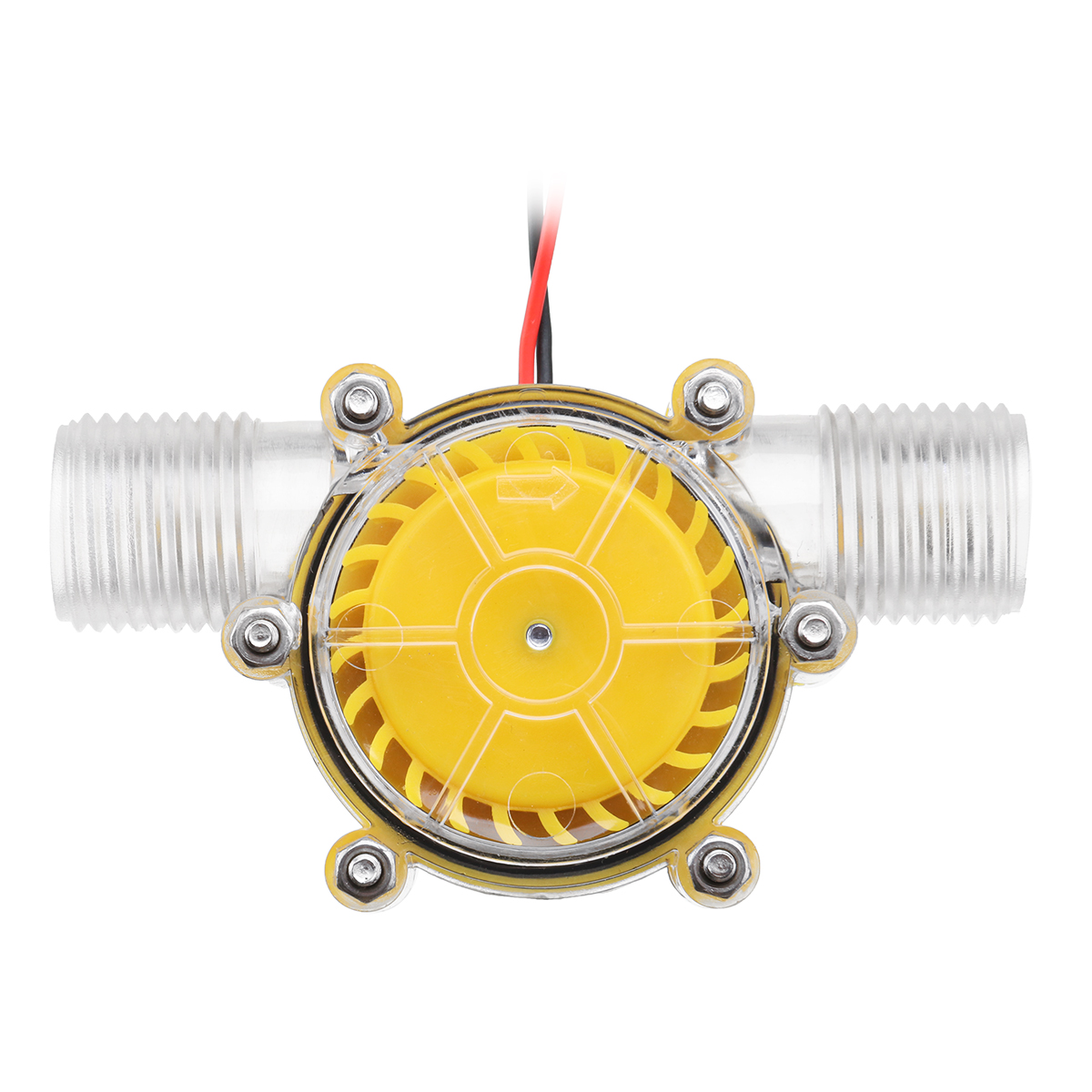 Yellow-Translucent-12V10W-DC-Water-Flow-Pump-Generator-Turbine-Generator-Water-Flow-Hydraulic-DIY-1364996-6