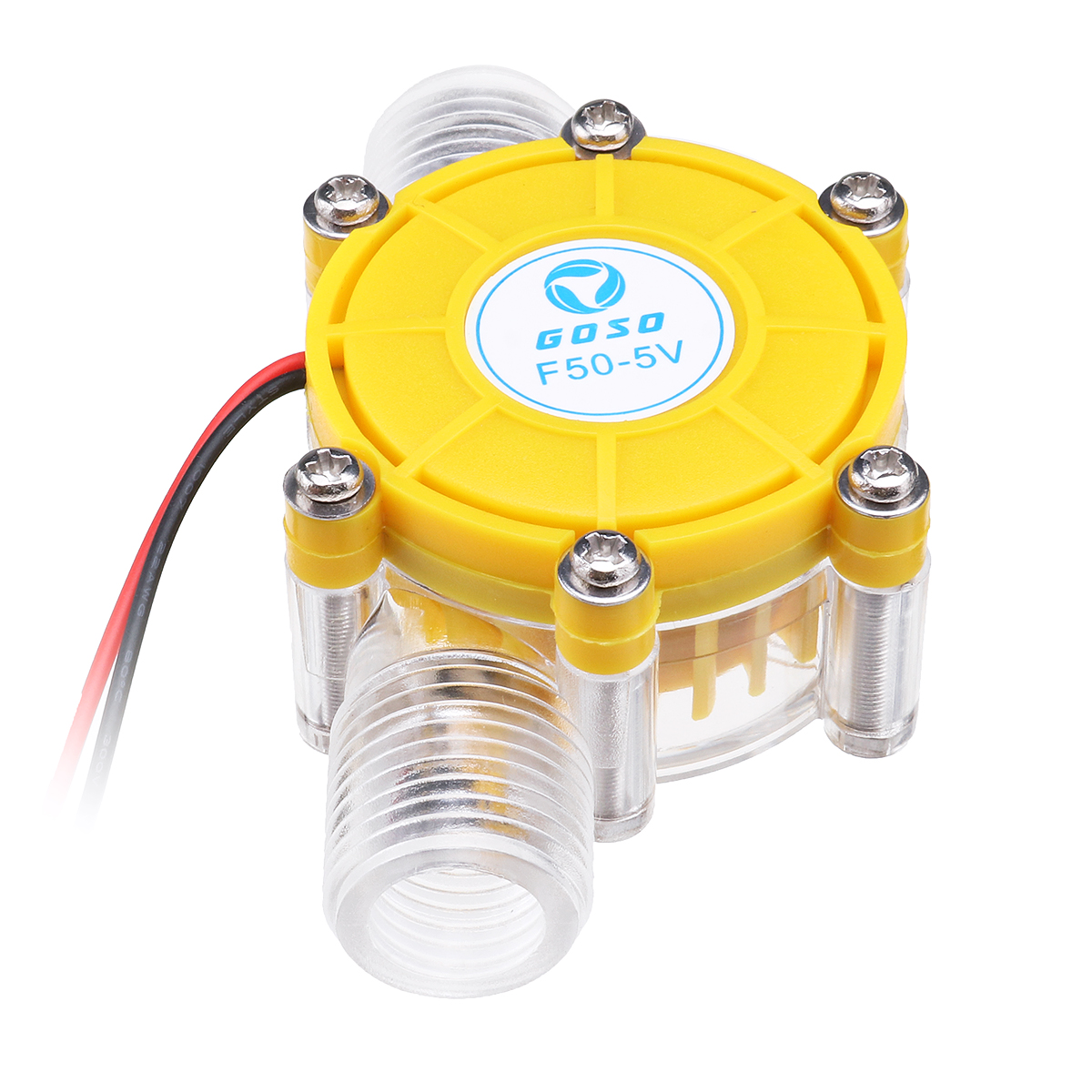 Yellow-Translucent-12V10W-DC-Water-Flow-Pump-Generator-Turbine-Generator-Water-Flow-Hydraulic-DIY-1364996-7