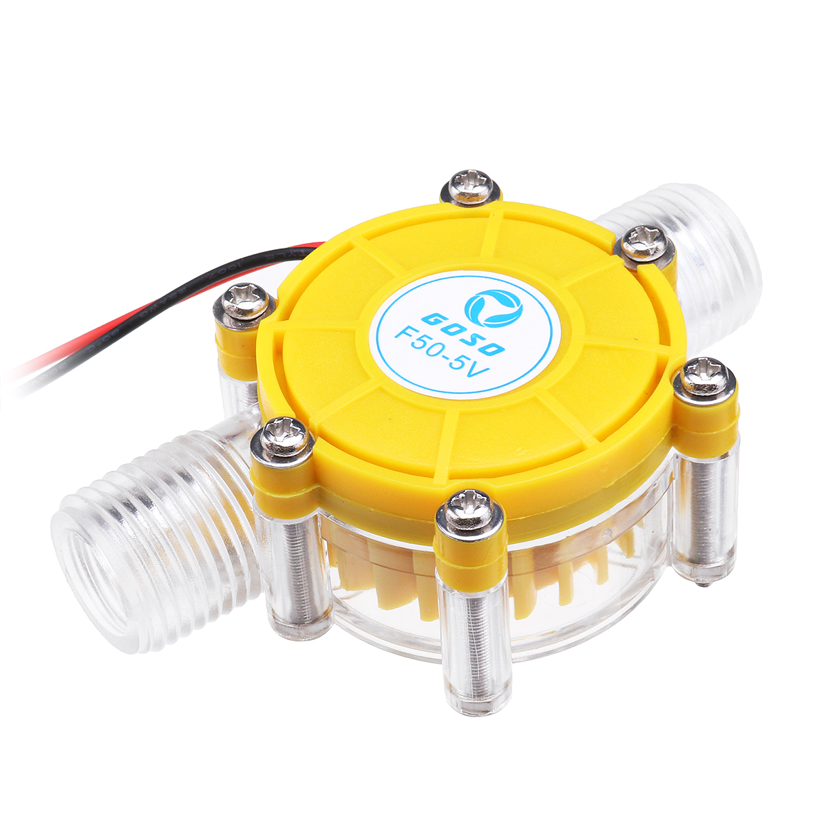 Yellow-Translucent-12V10W-DC-Water-Flow-Pump-Generator-Turbine-Generator-Water-Flow-Hydraulic-DIY-1364996-8