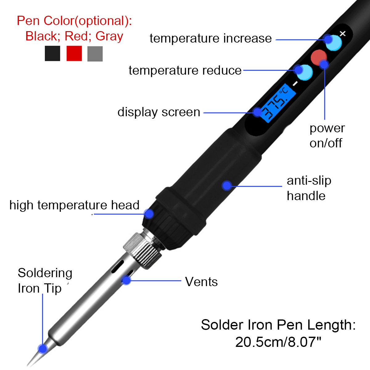 101PCS-60W-Wood-Burning-Woodwork-Pen-Set-Electric-Solder-Iron-Burner-Kit-LCD-1647509-3