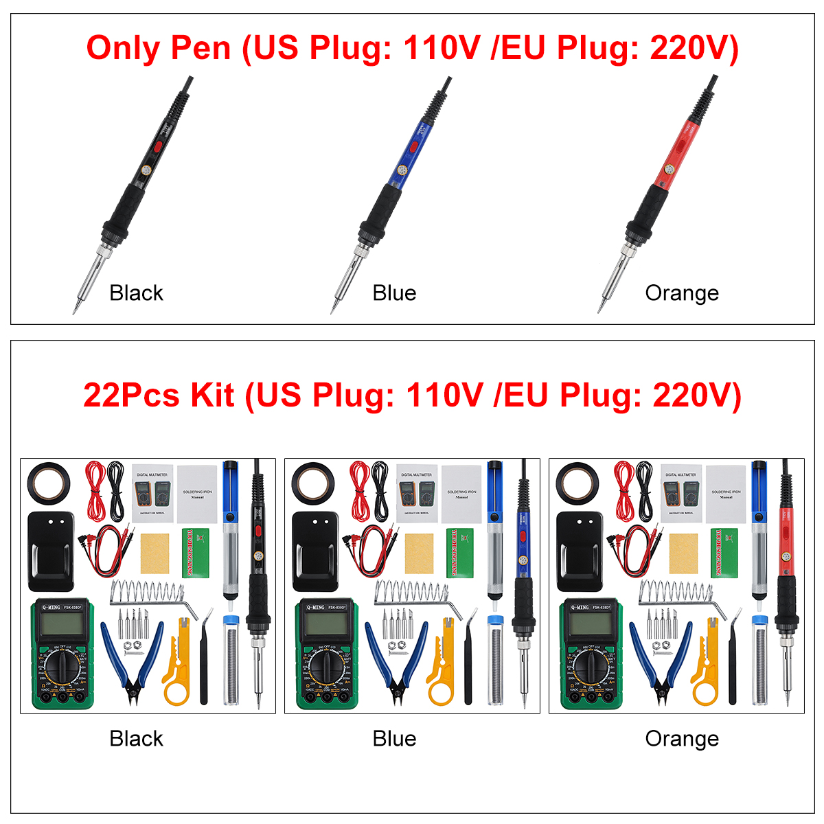 110V-60W-22Pcs-Electric-Adjustable-Temperature-Soldering-Iron-Kit-Welding-Tool-With-Multimeter-1656185-2