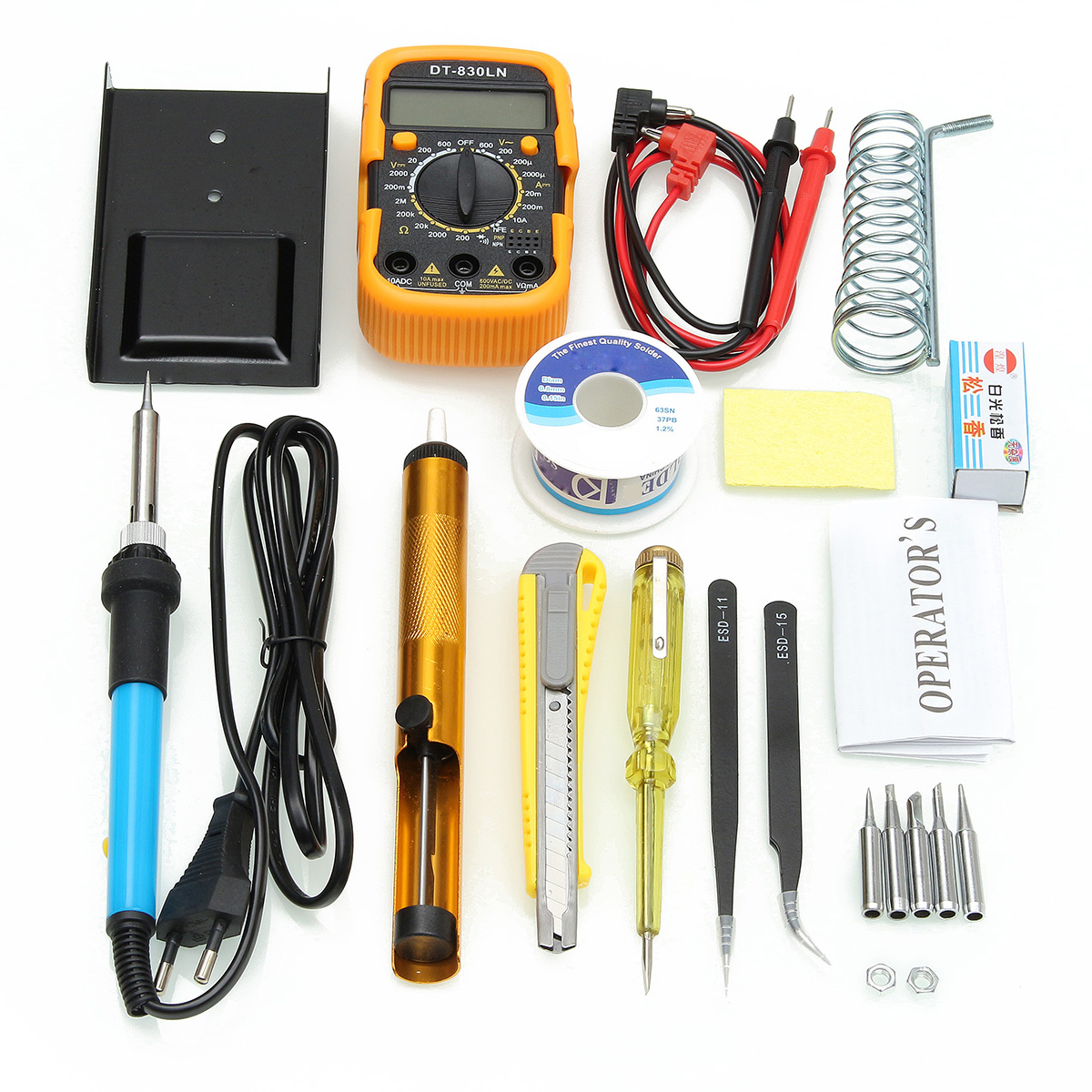 110V220V-60W-Adjustable-Temperature-Welding-Solder-Soldering-Iron-Multi-Meters-Toolkits-1145602-4