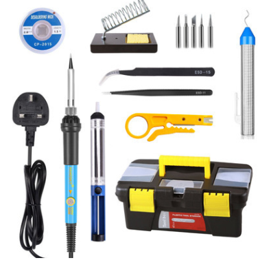 14-Pieces-Soldering-Iron-Kit-60W-Adjustable-Temperature-Welding-Soldering-Iron-5pcs-Soldering-Tips-S-1813657-1