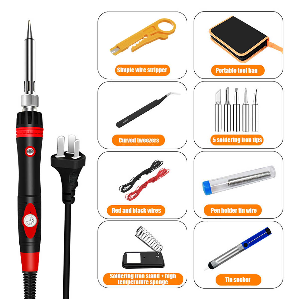 15-in-1-Soldering-Iron-Kit-60W-110V220V-Electronics-Welding-Irons-Tool-Repair-Tools-1900058-2