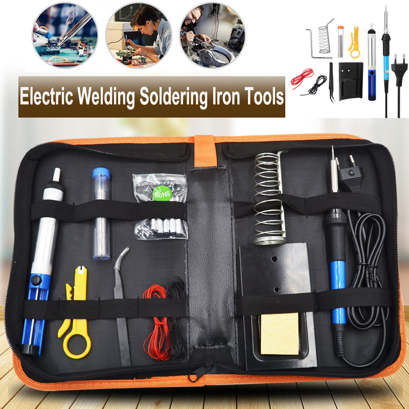 15Pcs-60W-110V220V-Adjustable-Temperature-Electric-Solder-Iron-Welding-Tool-Tweezer-Desoldering-Pump-1359965-1