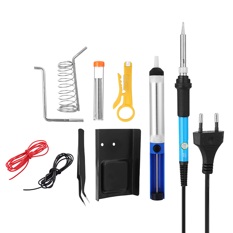 15Pcs-60W-110V220V-Adjustable-Temperature-Electric-Solder-Iron-Welding-Tool-Tweezer-Desoldering-Pump-1359965-2