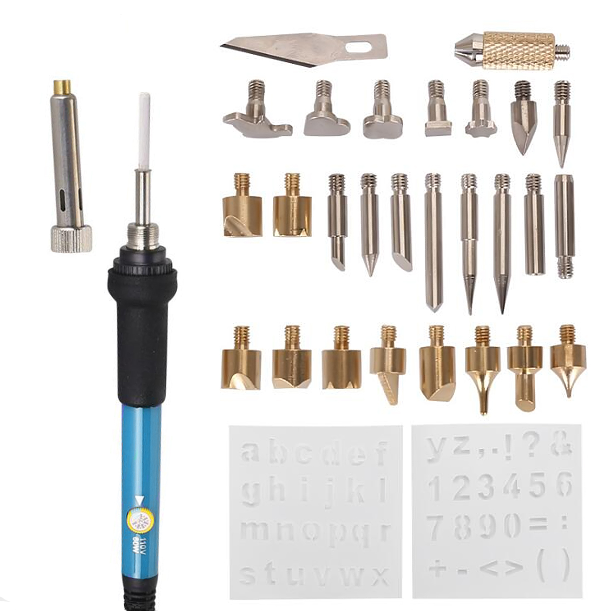 220V-60W-Wood-Burning-Pen--34-Assorted-Tips-Set-Soldering-Iron-Tips-Set-Tool-Adjustable-Temperature-1817365-3
