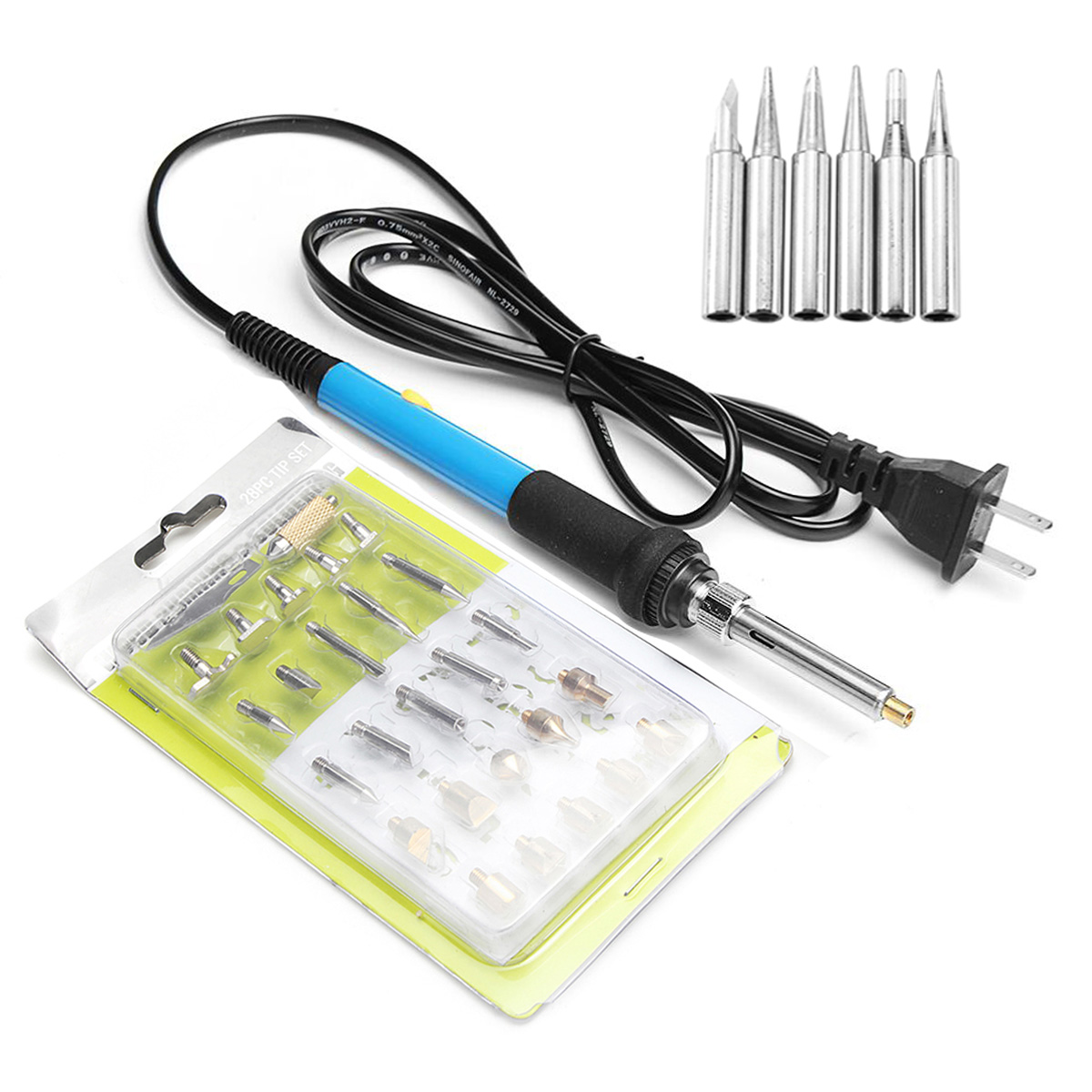 220V-60W-Wood-Burning-Pen--34-Assorted-Tips-Set-Soldering-Iron-Tips-Set-Tool-Adjustable-Temperature-1817365-5