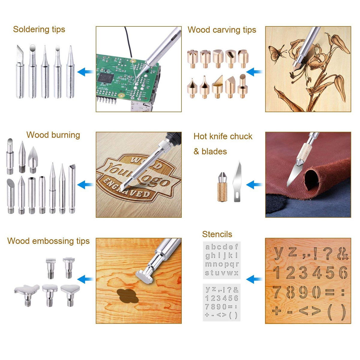 220V-60W-Wood-Burning-Pen--34-Assorted-Tips-Set-Soldering-Iron-Tips-Set-Tool-Adjustable-Temperature-1817365-9