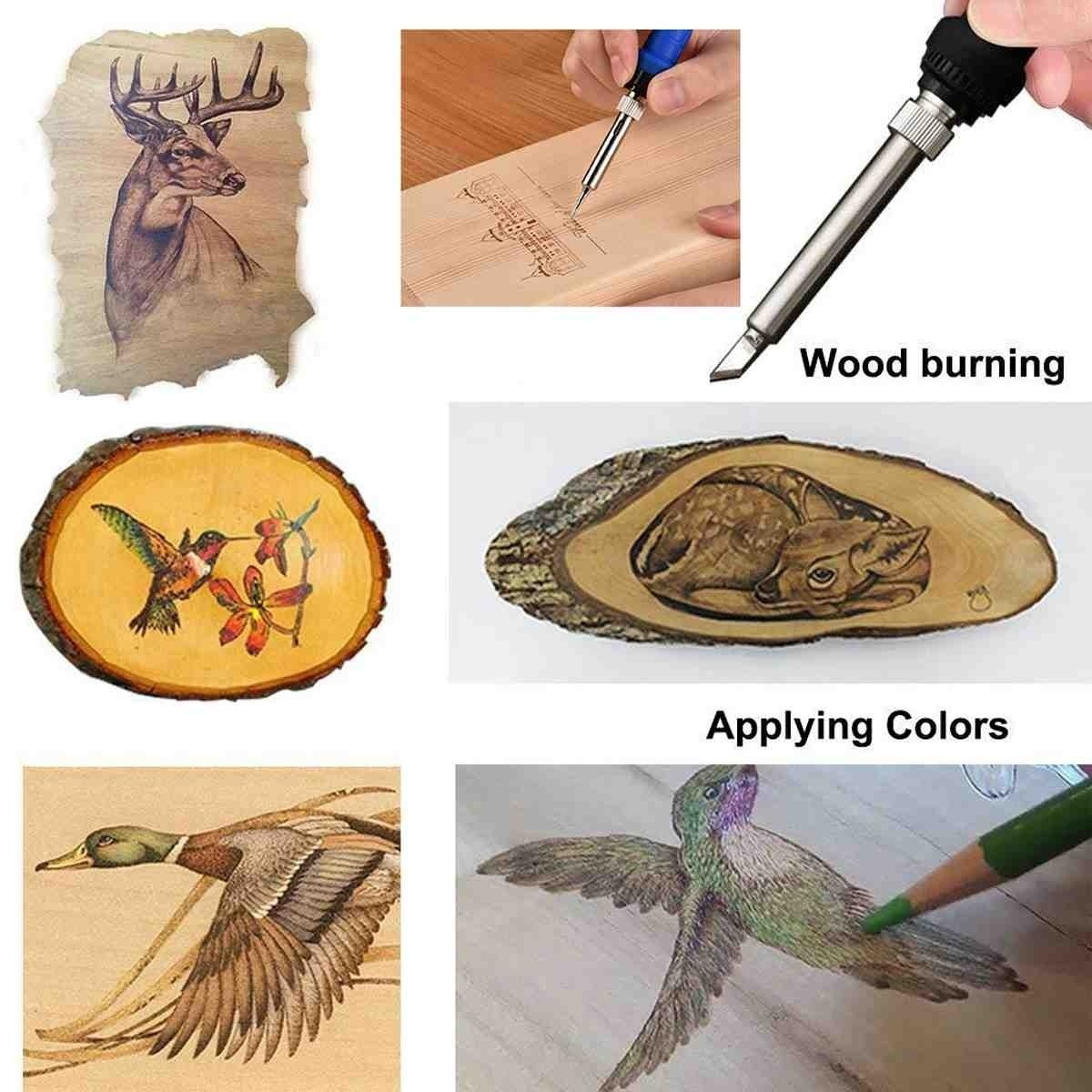 72pcs-Wood-Burning-Pen-Set-Tips-Stencil-Soldering-Tools-Pyrography-Crafts-Kit-Soldering-Iron-Kit-1549259-9