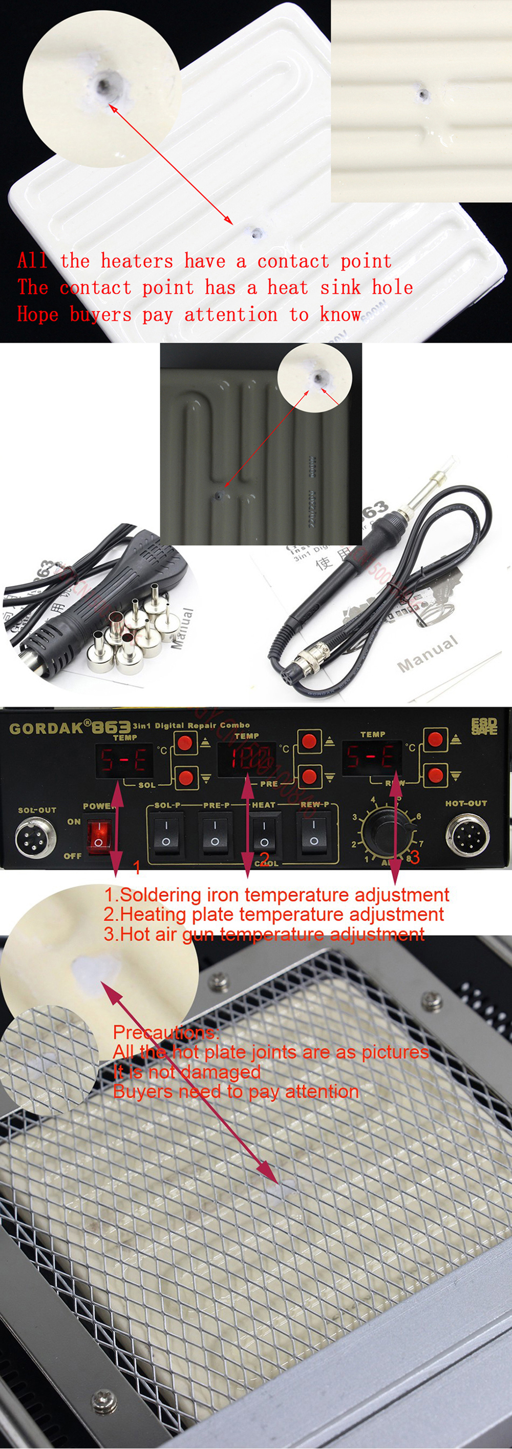 Gordak-863-3-in-1-BGA-Rework-Solder-Hot-Air-Solder-Station-Electric-Soldering-iron-IR-Infrared-Prehe-1783849-4