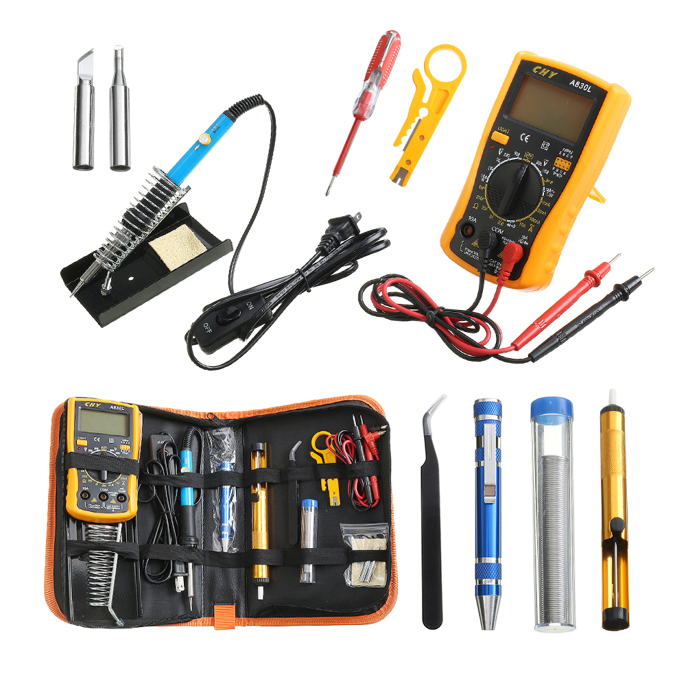 Handskit-220V-60W-Temperature-Electric-Solder-Iron-Multimeter-Tools-Kit--with-8-in1-Screwderiver-Wir-1444399-1