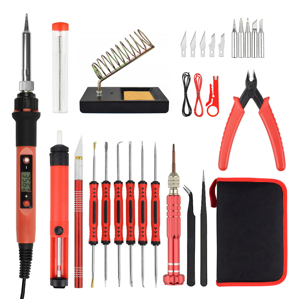 NEWACALOL-80W-LCD-Electric-Soldering-Iron-Kit-Screwdriver-Desoldering-Pump-Wire-Pliers-Welding-Repai-1712748-2