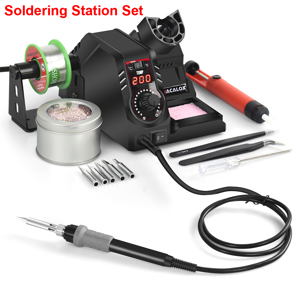 NEWACALOX-110V220V-130W-SMD-Rework-Soldering-Station-Temp-Adjust-LCD-Soldering-Iron-Set-Welding-Repa-1897425-1