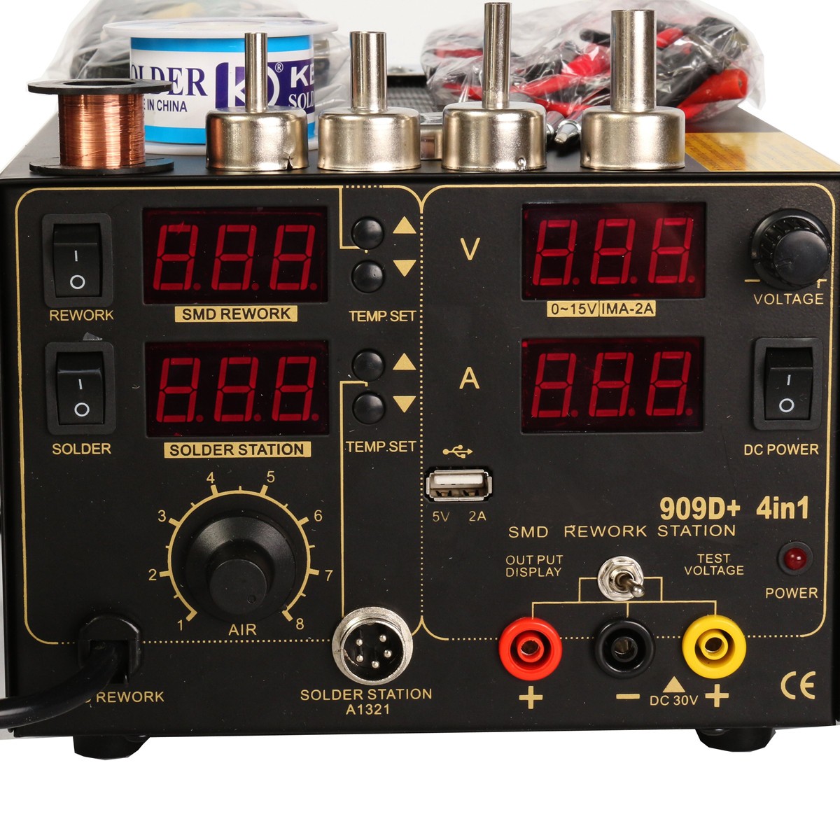 Saike-110V-AC-909D-Rework-Soldering-Station-Hot-Heat-Air-Nozzle-DC-USB-Power-Supply-US-Plug-1090753-3