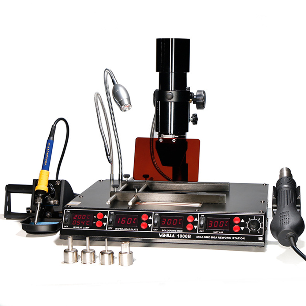 YIHUA-1000B-110V220V-4-in-1-Infrared-Bga-Rework-Station-SMD-Hot-Air-Spear75W-Soldering-Irons540W-Pre-1711295-1