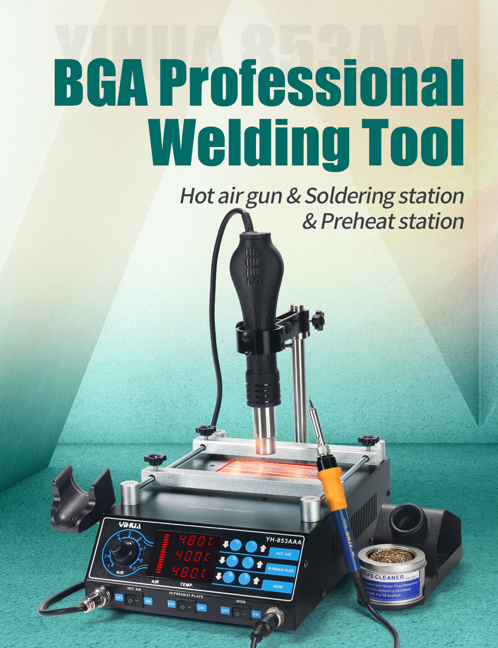 YIHUA-853AAA-220V-3-In-1-Preheating-Station-Infrared-BGA-Rework-Soldering-Station-Hot-Air-Gun-60W-Ti-1390780-2
