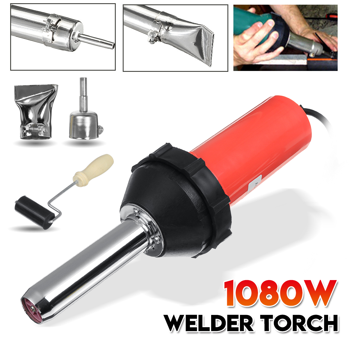 1080W-Plastic-Hot-Air-Welding-Tool-Welder-Torch-with-2Pcs-Nozzles--Roller--Adapter-1558534-2