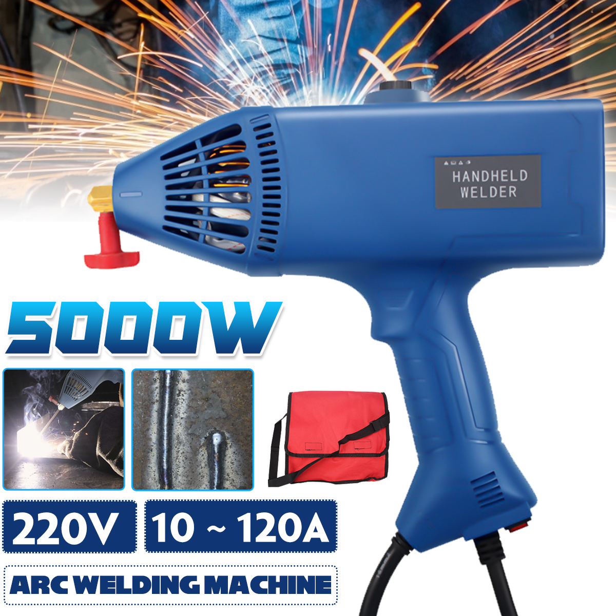 220V-5000W-Handheld-Portable-Welding-Torch-Machine-214mm-Welder-Thickness-1891680-2