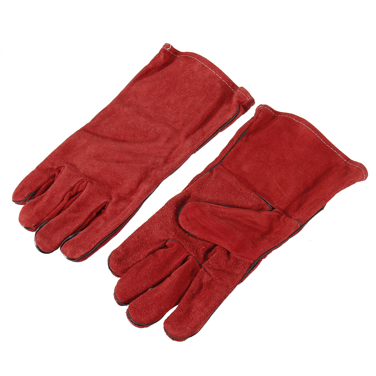 2PCS-14quot-Heavy-Duty-Gardening-Welder-Gloves-Men-Women-Thorn-Proof-Non-Slippery-Leather-Work-1924044-12