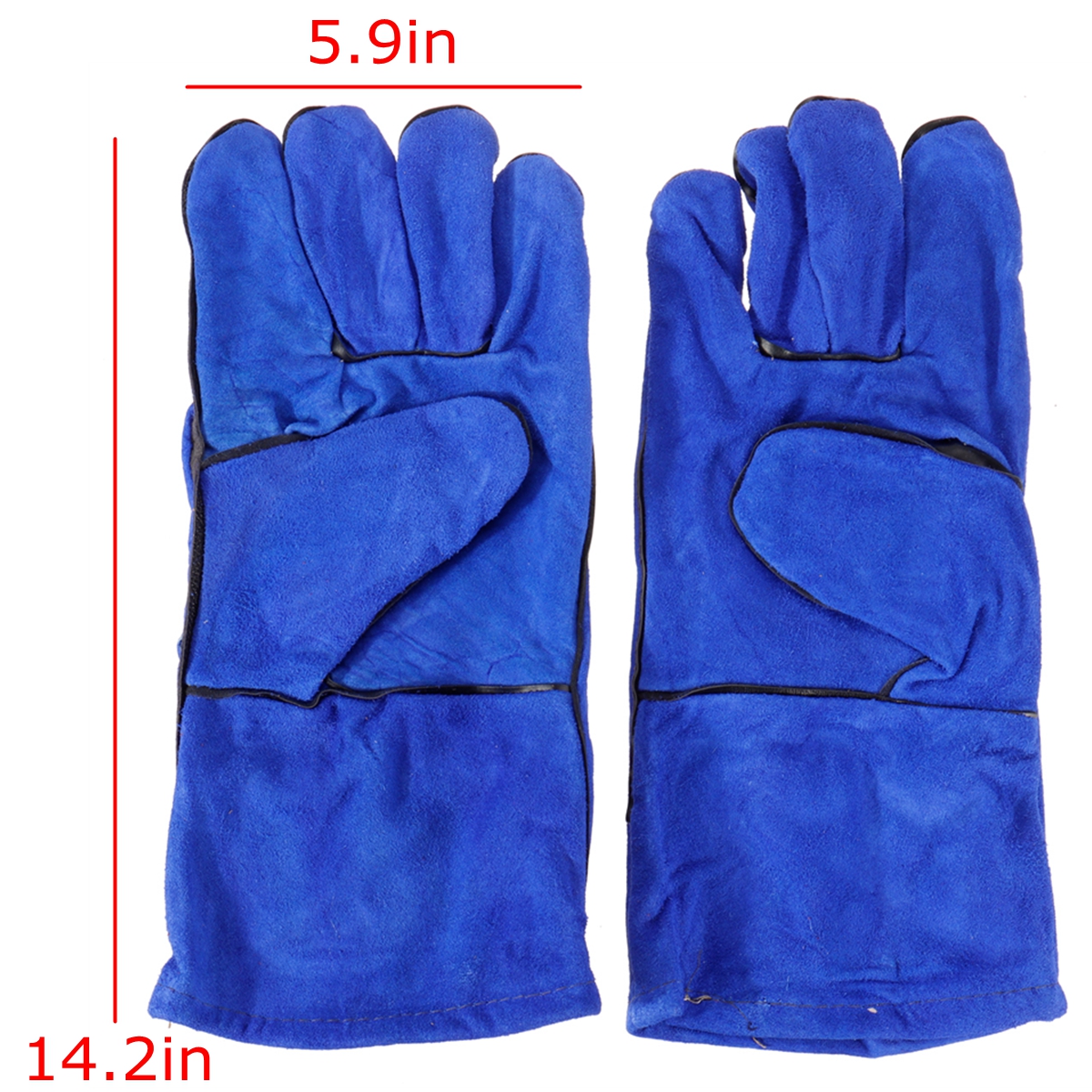2PCS-14quot-Heavy-Duty-Gardening-Welder-Gloves-Men-Women-Thorn-Proof-Non-Slippery-Leather-Work-1924044-5