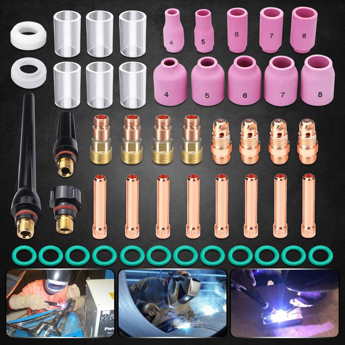 49Pcs-TIG-Welding-Torch-Stubby-Gas-Lens-10-Pyrex-Glass-Cup-Kit-for-WP-171826-1374568-2