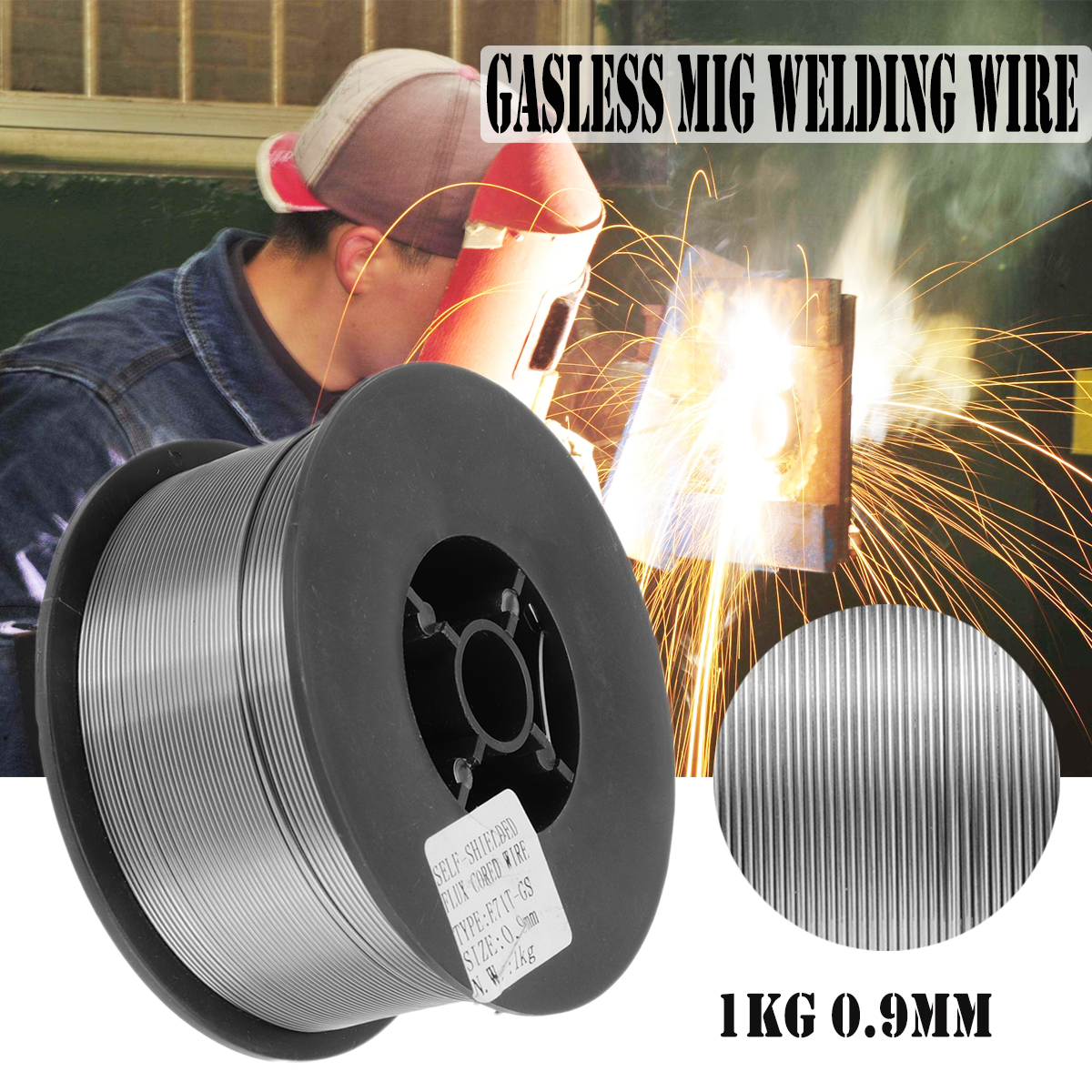 E71T-11-Gasless-MIG-Welding-Solder-Wire-Mild-Roll-Flux-Cored-No-Gas-09mm-1401021-1
