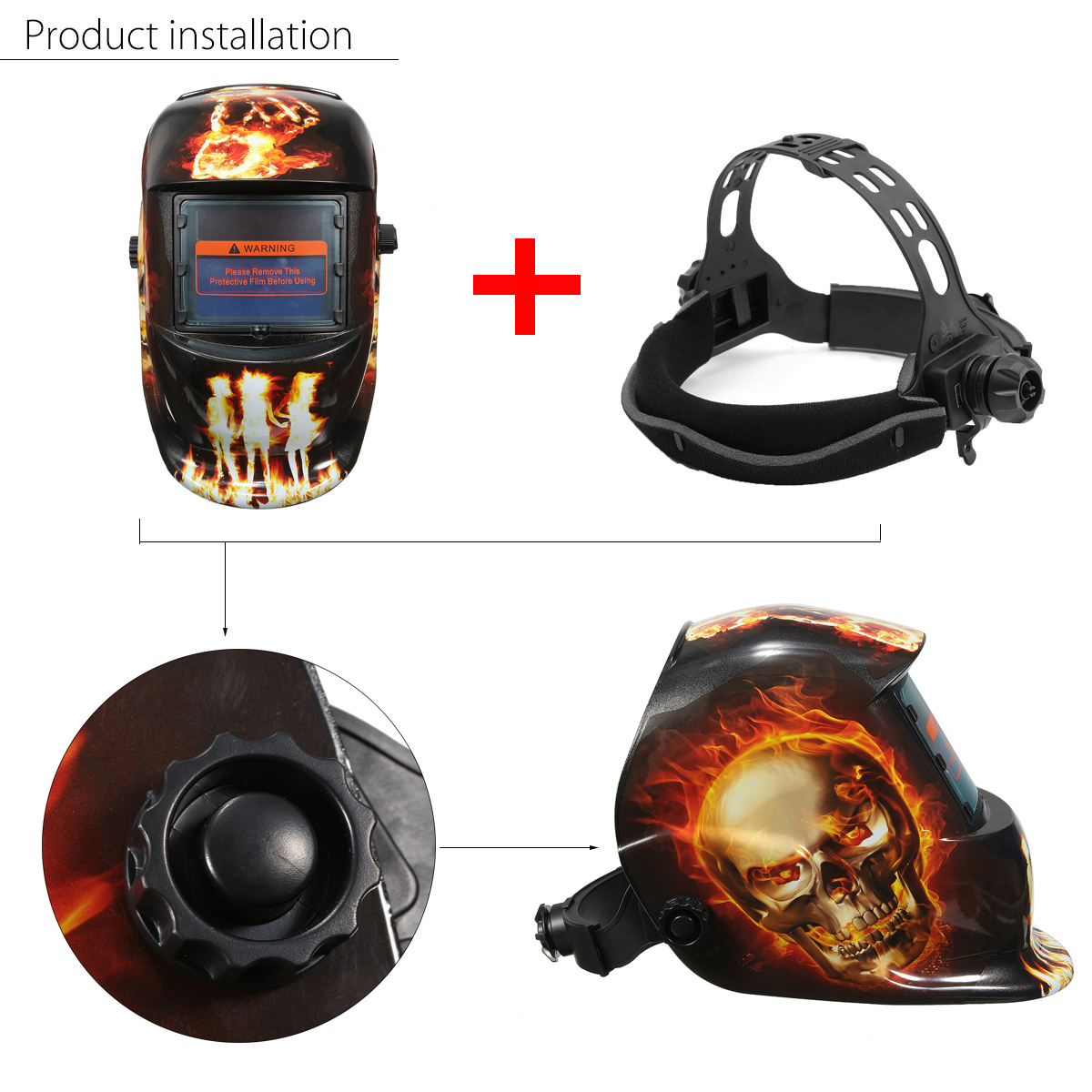 Hellfire-Pattern-Solar-Auto-Darkening-Welding-Helmet-Weld-Mask-Arc-Mig-Tig-Grinding-with-2-Lens-1146901-7