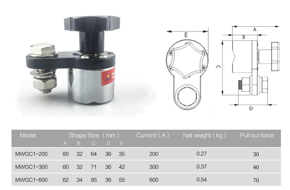 LISHUAI-MWGC1-200300-Magnetic-Welding-Ground-Clamp-200A300A-Medium-Size-Welding-Holder-1812290-3