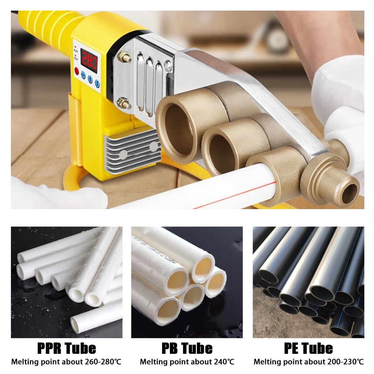 Pipe-Welding-Machine-60080010001200W-20-110mm-Pipe-Soldering-Iron-Plastic-Welding-Tool-PPPPRPBPE-Tub-1861622-14