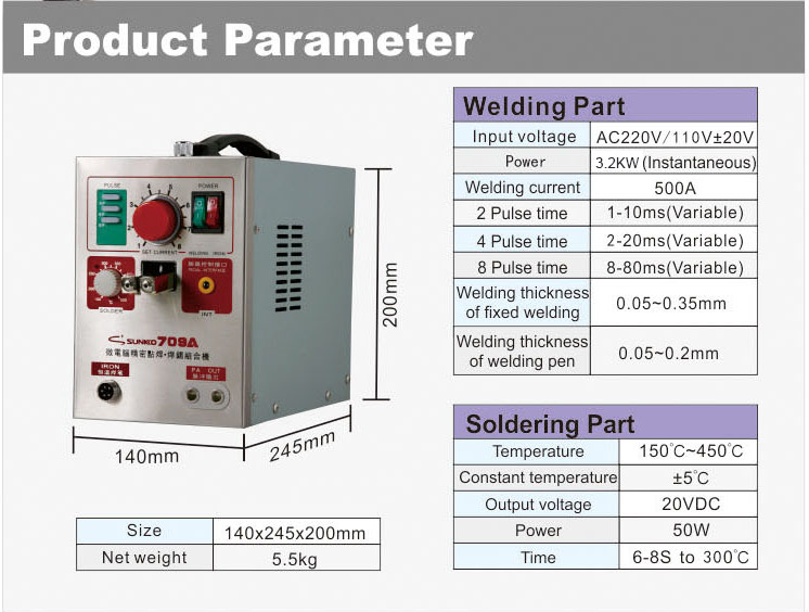 SUNKKO-709A-32kw-Spot-Welder-Machine--Universall-Welding-Pen-for-Phone-18650-Lithium-Battery-1108660-2