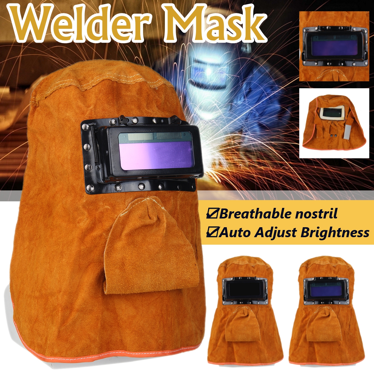 Solar-Auto-Darkening-Filter-Lens-Welder-Leather-Hood-Breathable-Helmet-Mask-with-Glasses-1924045-1